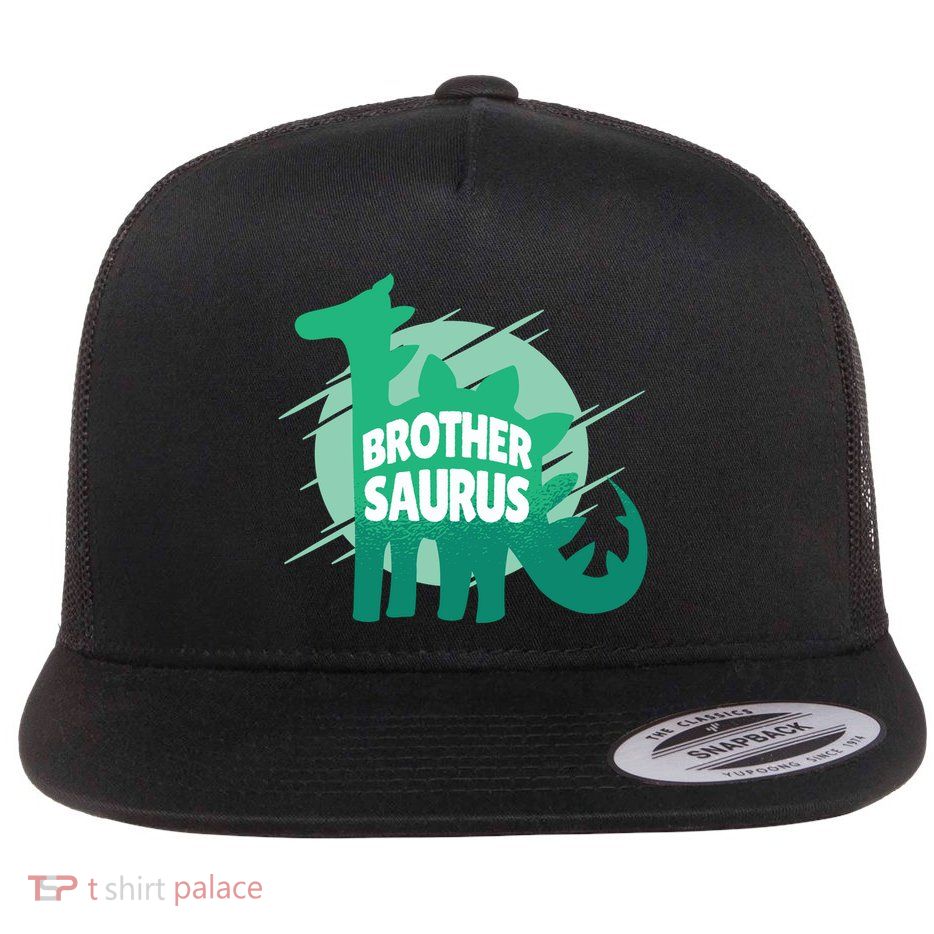 Brother Saurus Flat Bill Trucker Hat