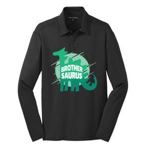 Brother Saurus Silk Touch Performance Long Sleeve Polo