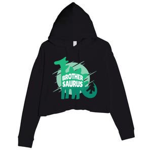 Brother Saurus Crop Fleece Hoodie