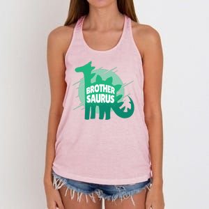 Brother Saurus Women's Knotted Racerback Tank