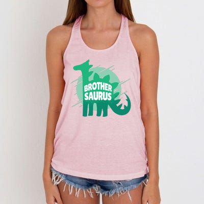 Brother Saurus Women's Knotted Racerback Tank