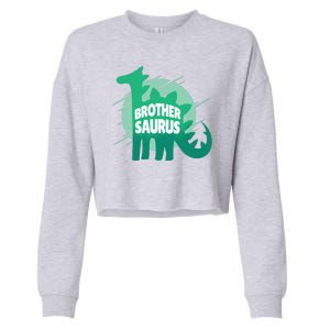 Brother Saurus Cropped Pullover Crew