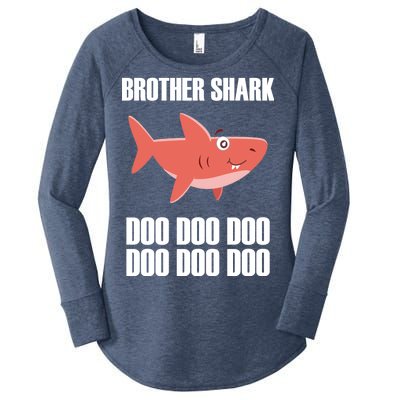 Brother Shark Doo Women's Perfect Tri Tunic Long Sleeve Shirt