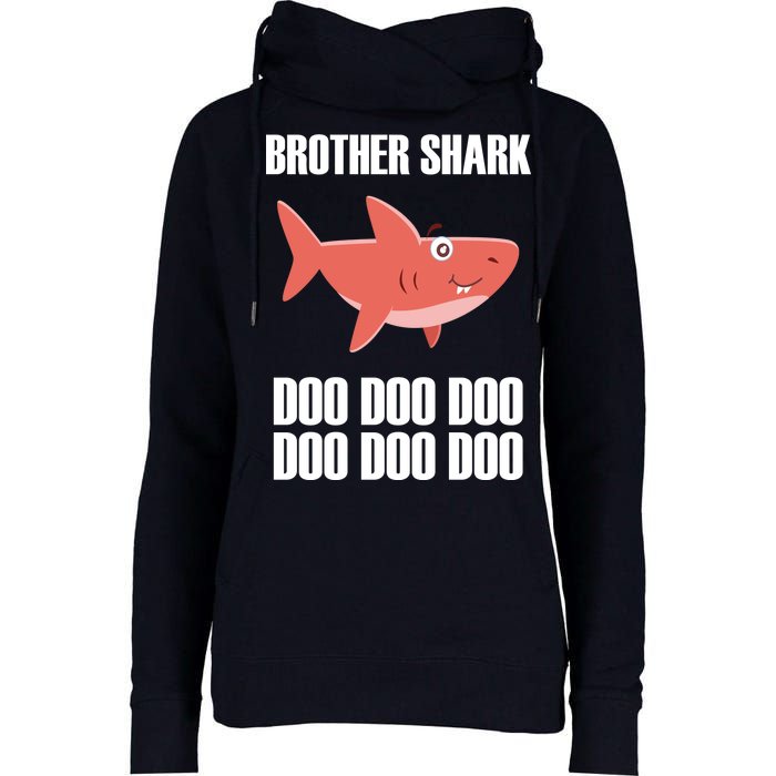 Brother Shark Doo Womens Funnel Neck Pullover Hood