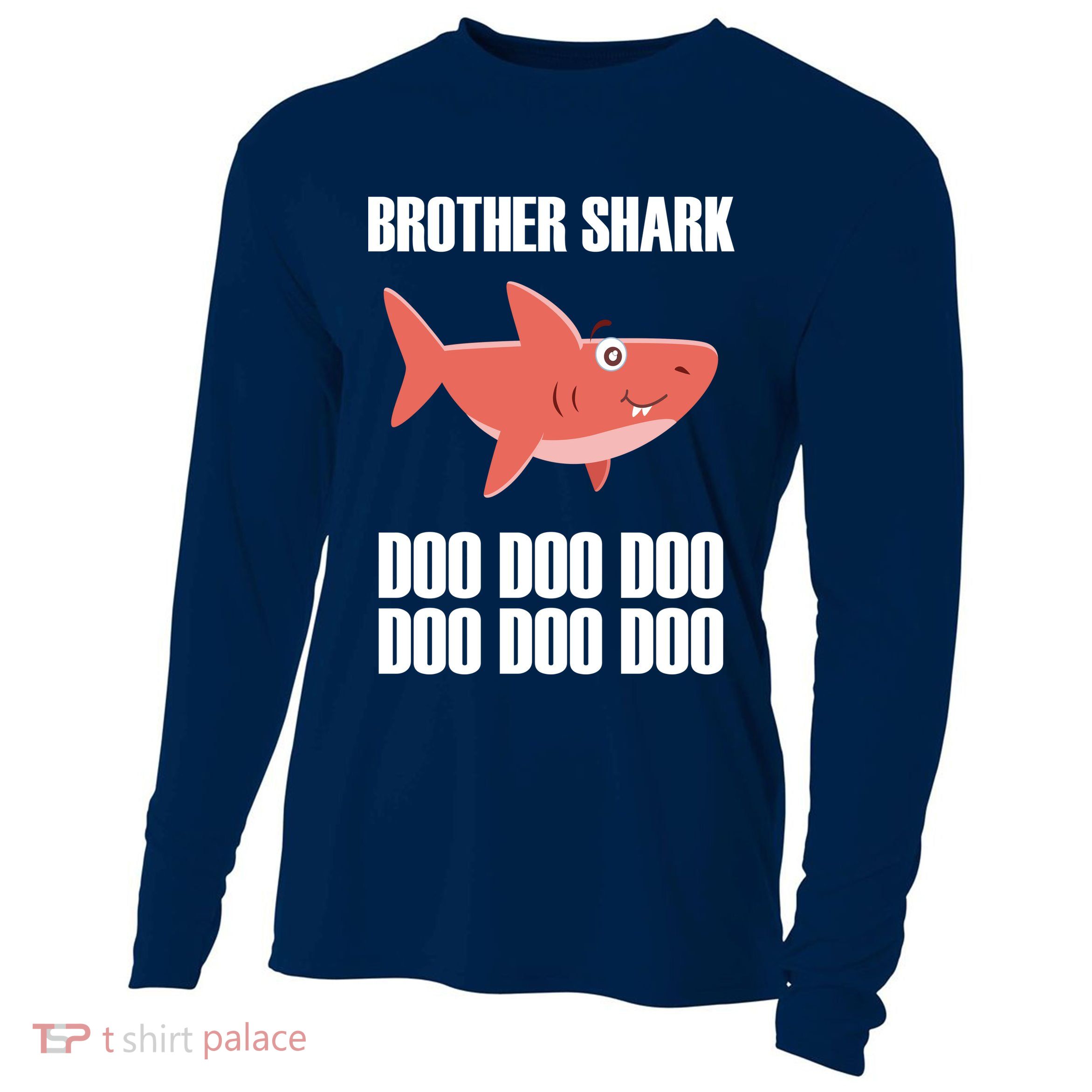 Brother Shark Doo Cooling Performance Long Sleeve Crew