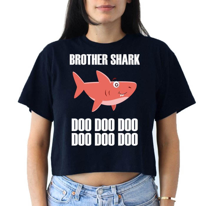 Brother Shark Doo Women's Crop Top Tee