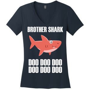 Brother Shark Doo Women's V-Neck T-Shirt