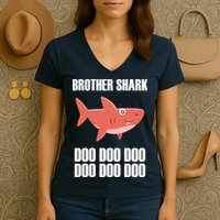 Brother Shark Doo Women's V-Neck T-Shirt