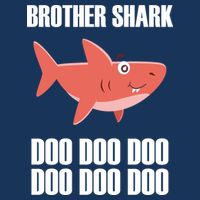 Brother Shark Doo Women's V-Neck T-Shirt