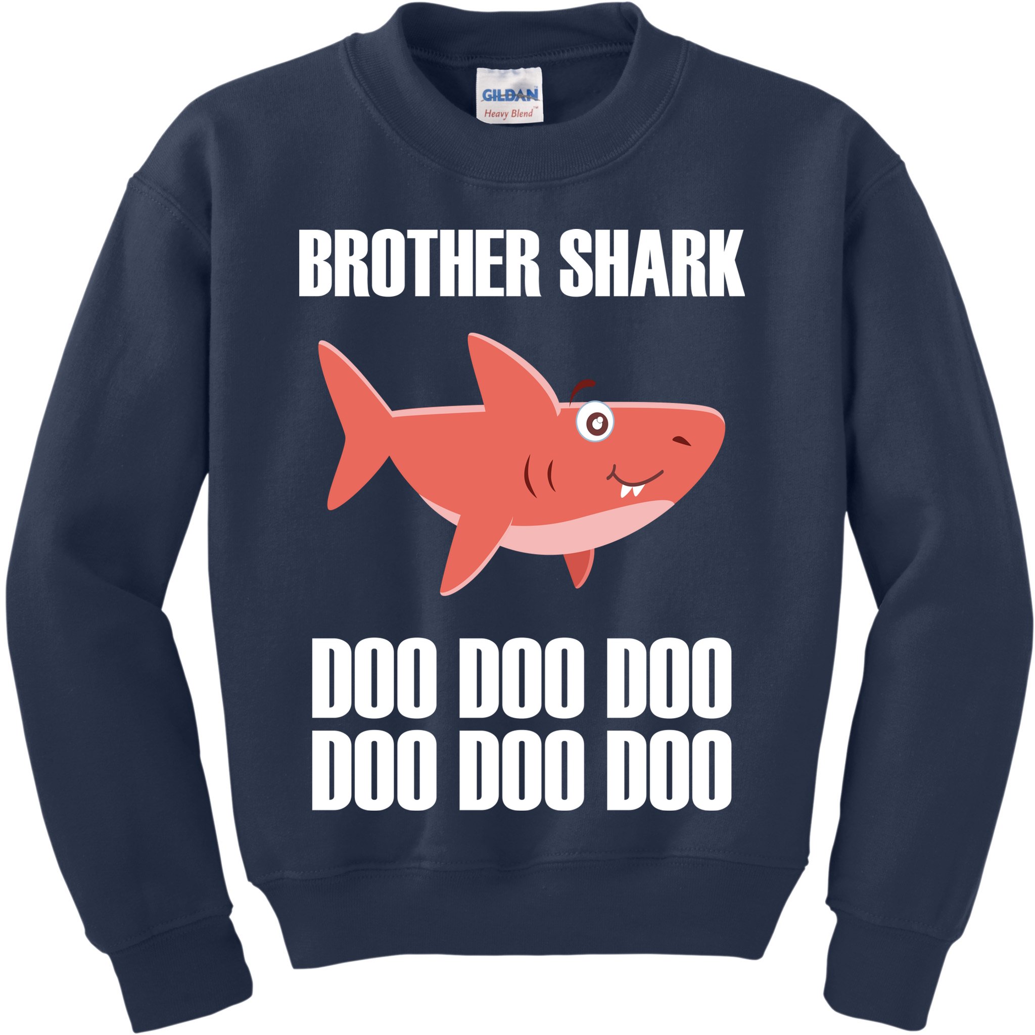Brother Shark Doo Kids Sweatshirt