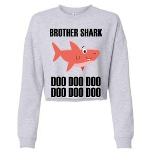 Brother Shark Doo Cropped Pullover Crew