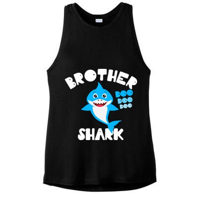 Brother Shark Doo Dpp Dpp Funny Ladies PosiCharge Tri-Blend Wicking Tank