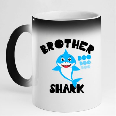 Brother Shark Doo Dpp Dpp Funny 11oz Black Color Changing Mug