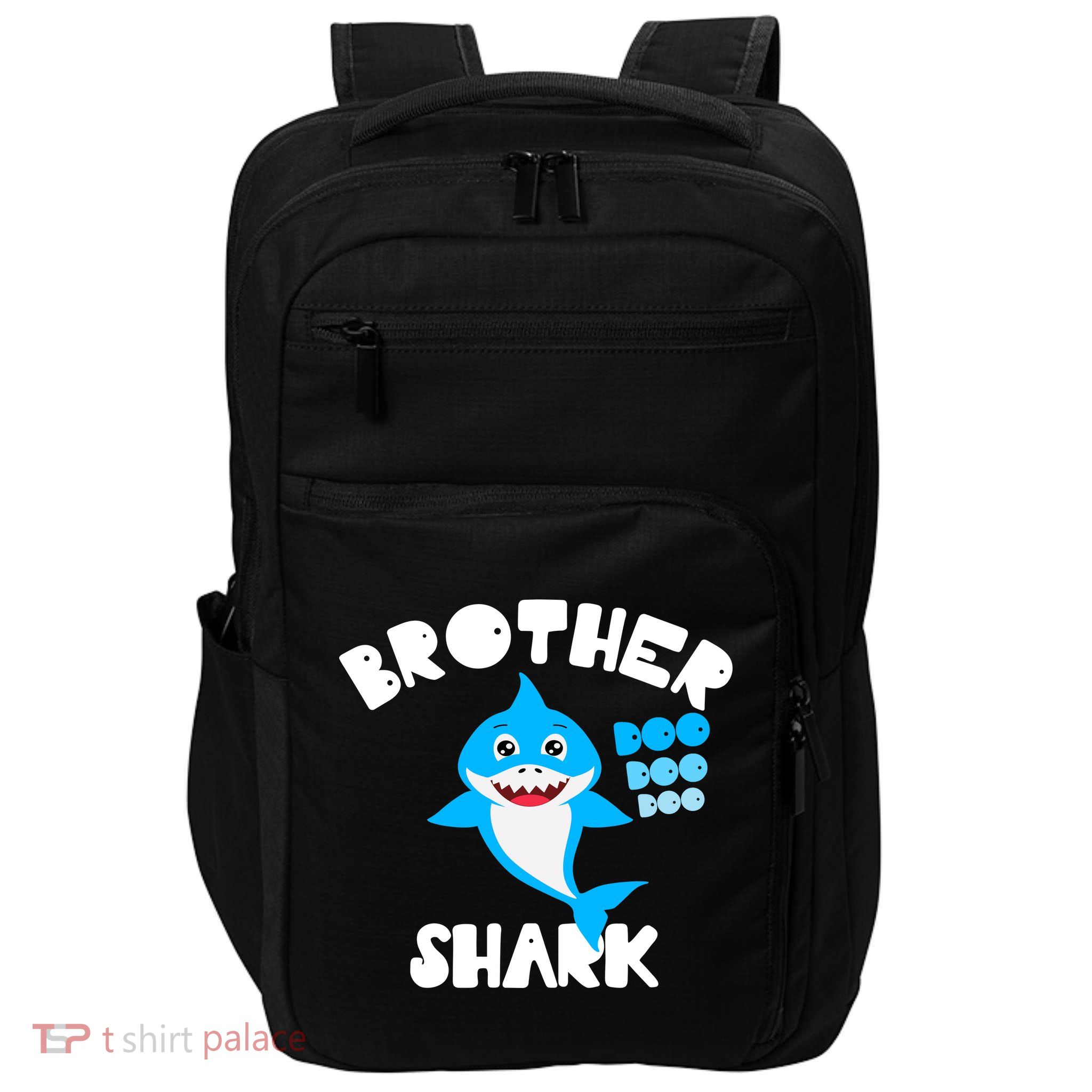 Brother Shark Doo Dpp Dpp Funny Impact Tech Backpack