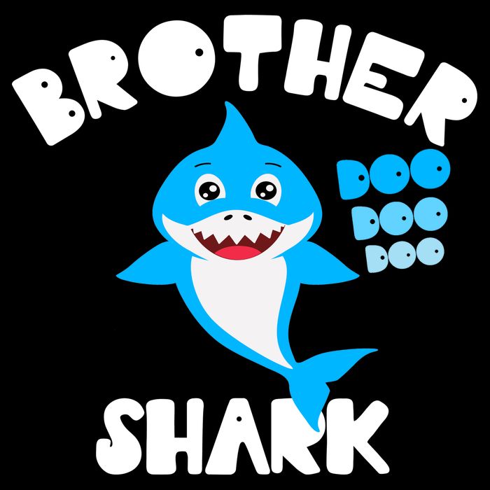 Brother Shark Doo Dpp Dpp Funny 7-Panel Snapback Hat