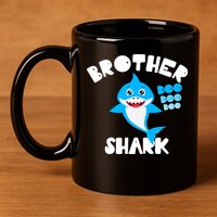 Brother Shark Doo Dpp Dpp Funny 11oz C Handle Ceramic Mug