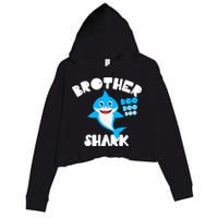 Brother Shark Doo Dpp Dpp Funny Crop Fleece Hoodie