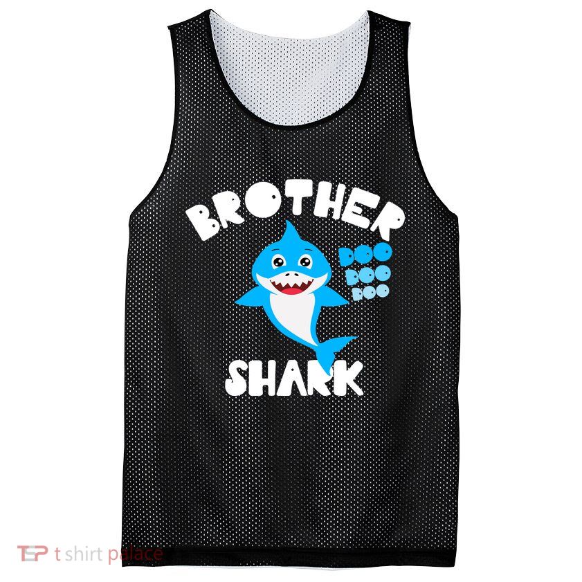 Brother Shark Doo Dpp Dpp Funny Mesh Reversible Basketball Jersey Tank