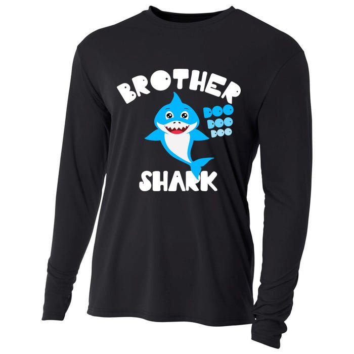 Brother Shark Doo Dpp Dpp Funny Cooling Performance Long Sleeve Crew