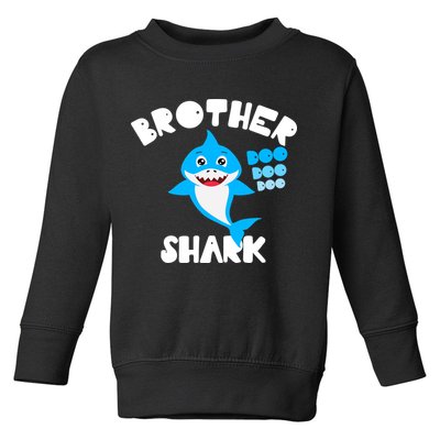 Brother Shark Doo Dpp Dpp Funny Toddler Sweatshirt