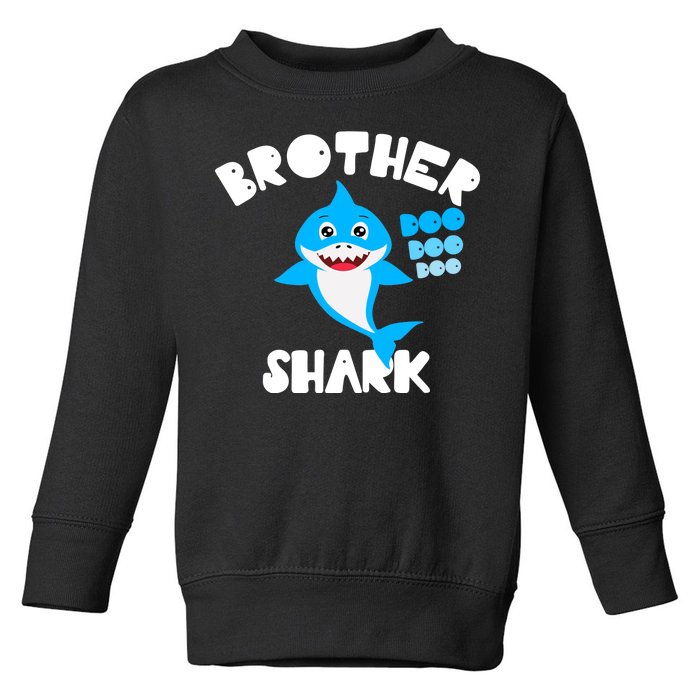 Brother Shark Doo Dpp Dpp Funny Toddler Sweatshirt