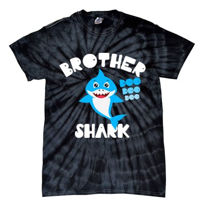 Brother Shark Doo Dpp Dpp Funny Tie-Dye T-Shirt