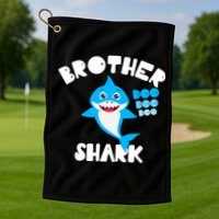 Brother Shark Doo Dpp Dpp Funny Golf Towel