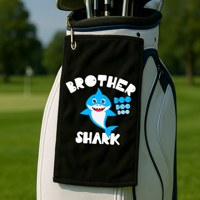 Brother Shark Doo Dpp Dpp Funny Golf Towel