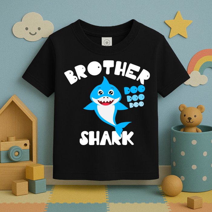 Brother Shark Doo Dpp Dpp Funny Toddler T-Shirt