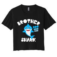 Brother Shark Doo Dpp Dpp Funny Crop Top