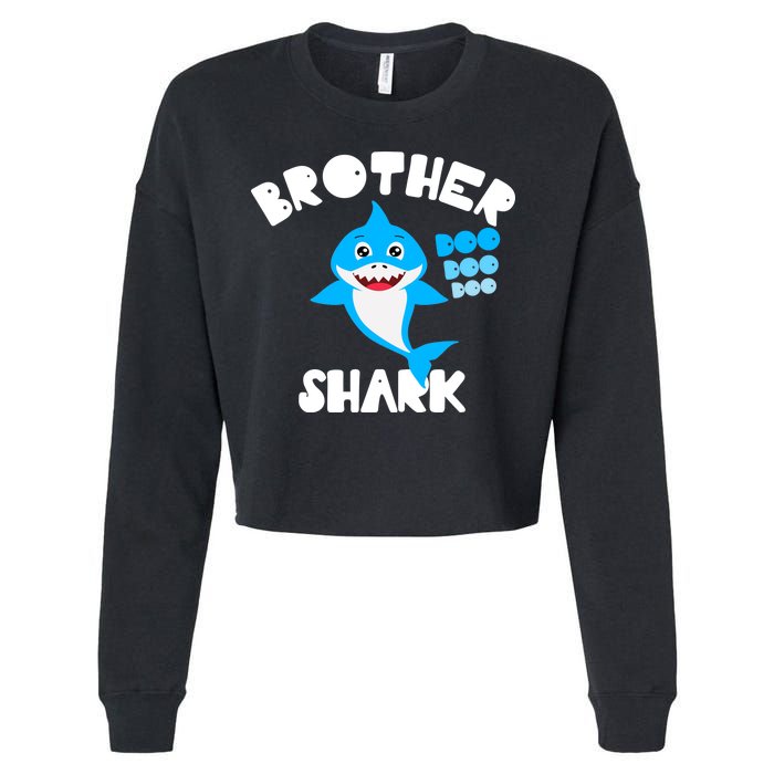 Brother Shark Doo Dpp Dpp Funny Cropped Pullover Crew