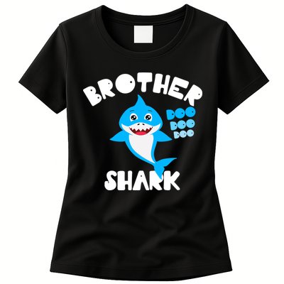 Brother Shark Doo Dpp Dpp Funny Womens T-Shirt