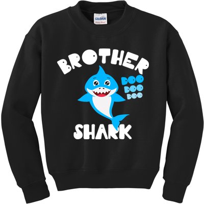 Brother Shark Doo Dpp Dpp Funny Kids Sweatshirt