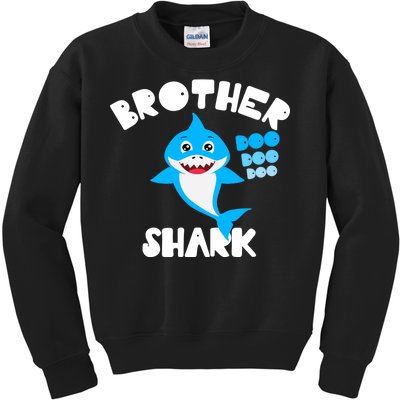 Brother Shark Doo Dpp Dpp Funny Kids Sweatshirt