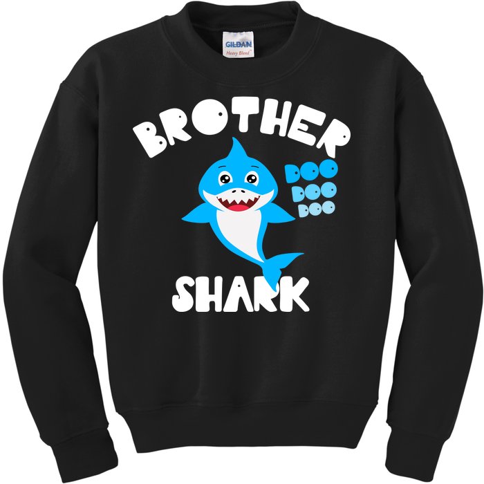 Brother Shark Doo Dpp Dpp Funny Kids Sweatshirt