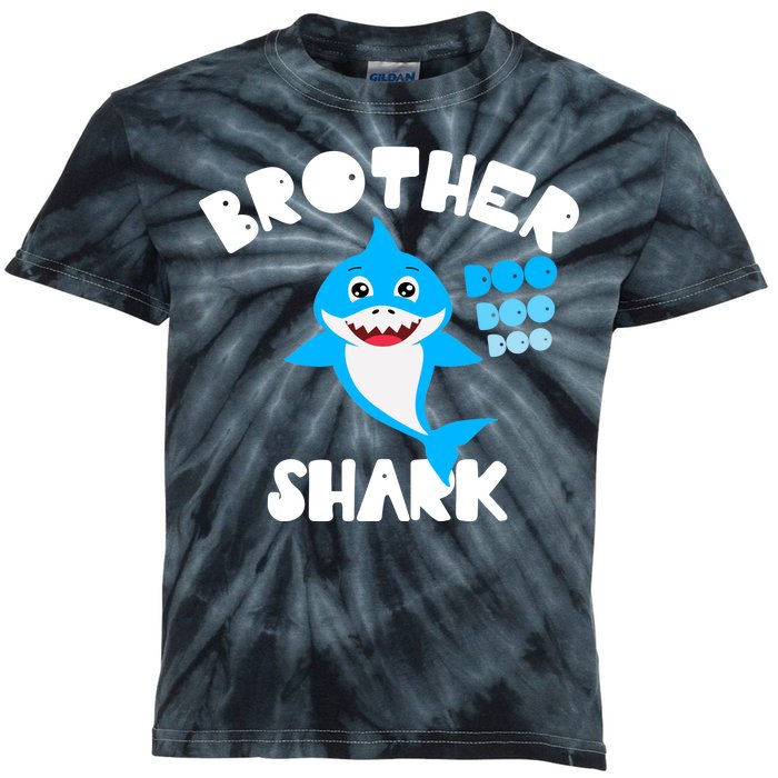 Brother Shark Doo Dpp Dpp Funny Kids Tie-Dye T-Shirt