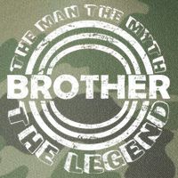 Brother The Man The Myth The Legend Legacy Tie Dye Trucker Hat