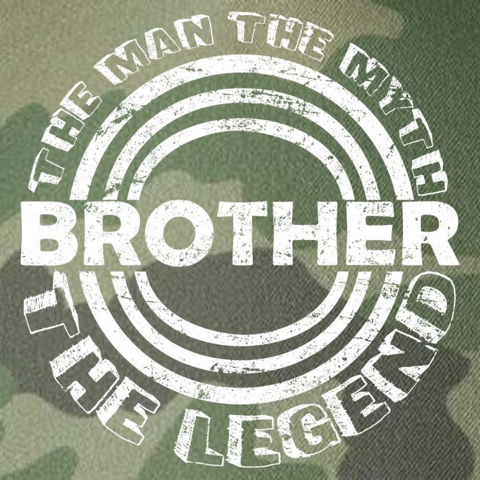 Brother The Man The Myth The Legend Legacy Tie Dye Trucker Hat