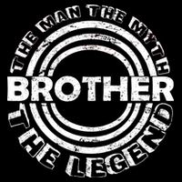 Brother The Man The Myth The Legend 7-Panel Snapback Hat