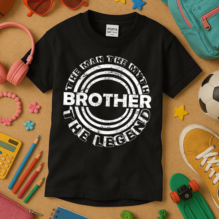 Brother The Man The Myth The Legend Kids T-Shirt