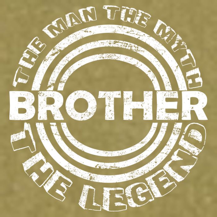 Brother The Man The Myth The Legend Garment-Dyed Women's Muscle Tee