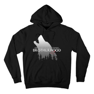 Brotherhood Compassionate Leadership Training Wolf  Hoodie