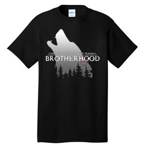 Brotherhood Compassionate Leadership Training Wolf  Tall T-Shirt