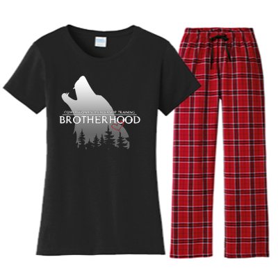 Brotherhood Compassionate Leadership Training Wolf  Women's Flannel Pajama Set