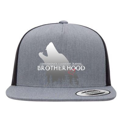 Brotherhood Compassionate Leadership Training Wolf  Flat Bill Trucker Hat