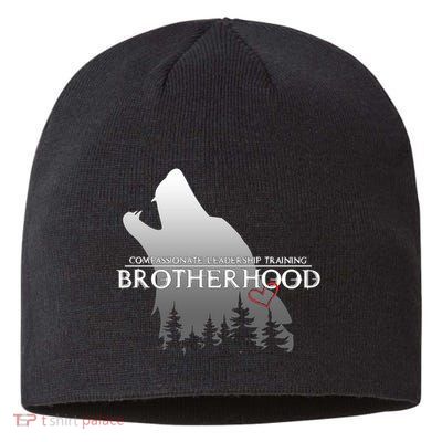 Brotherhood Compassionate Leadership Training Wolf  Sustainable Beanie