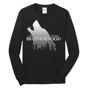 Brotherhood Compassionate Leadership Training Wolf  Tall Long Sleeve T-Shirt