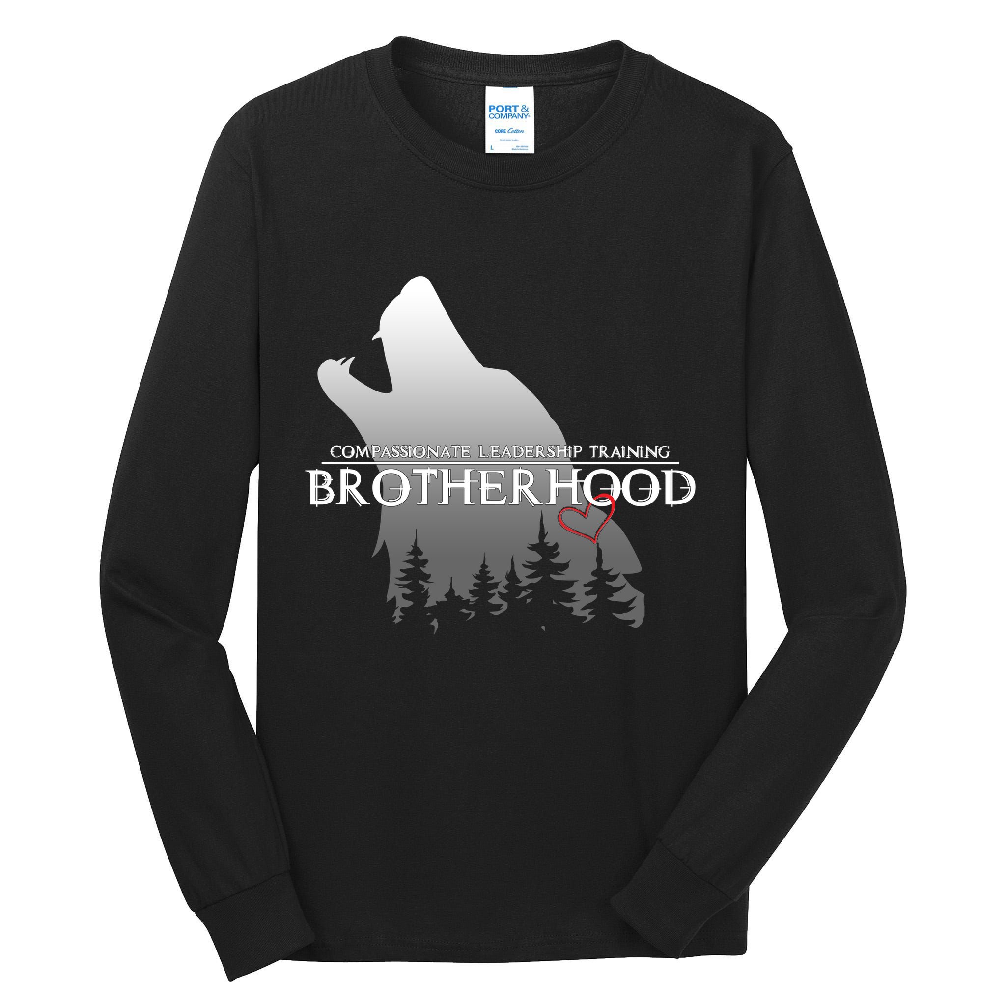 Brotherhood Compassionate Leadership Training Wolf  Tall Long Sleeve T-Shirt