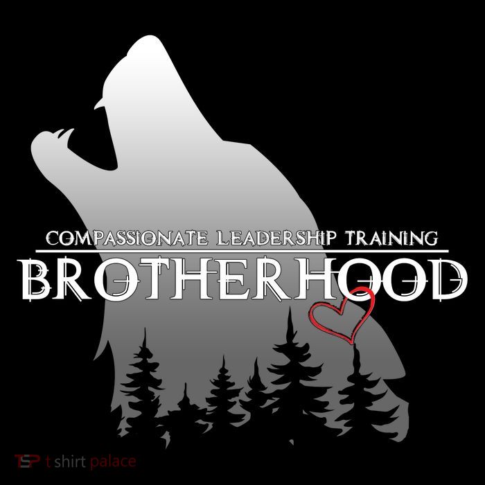 Brotherhood Compassionate Leadership Training Wolf  Premium T-Shirt