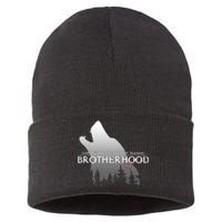 Brotherhood Compassionate Leadership Training Wolf  Sustainable Knit Beanie